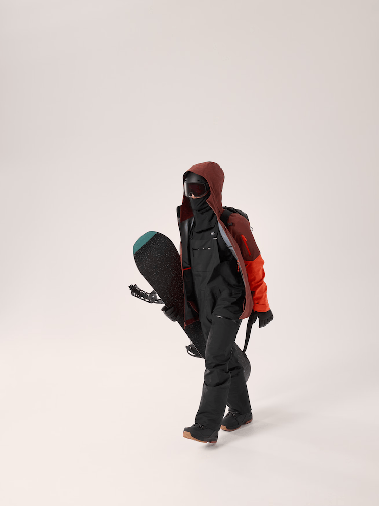 Sabre Bib Pant Men's Black - Arc'teryx Australia