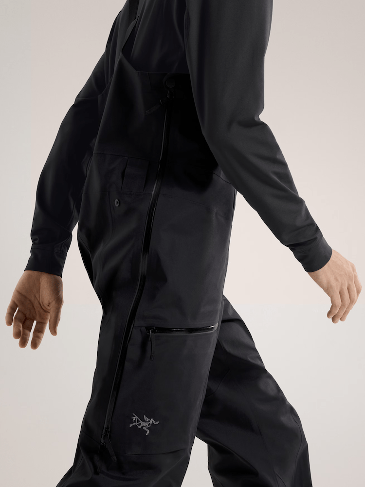 Sabre Bib Pant Men's Black - Arc'teryx Australia