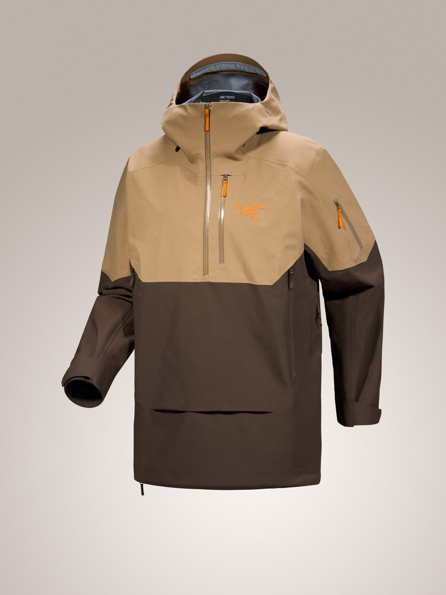 Arc teryx Men s Waterproof Sabre Relaxed Anorak Light Brown Canvas arc-teryx-men-s-waterproof-sabre-relaxed-anorak-light-brown-canvas