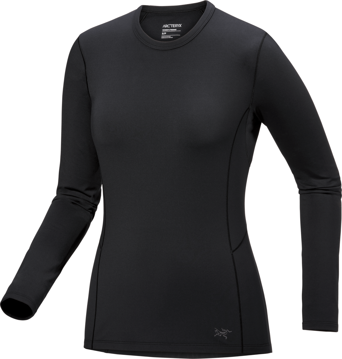 Rho Crew Neck LS Women's Black - Arc'teryx Australia