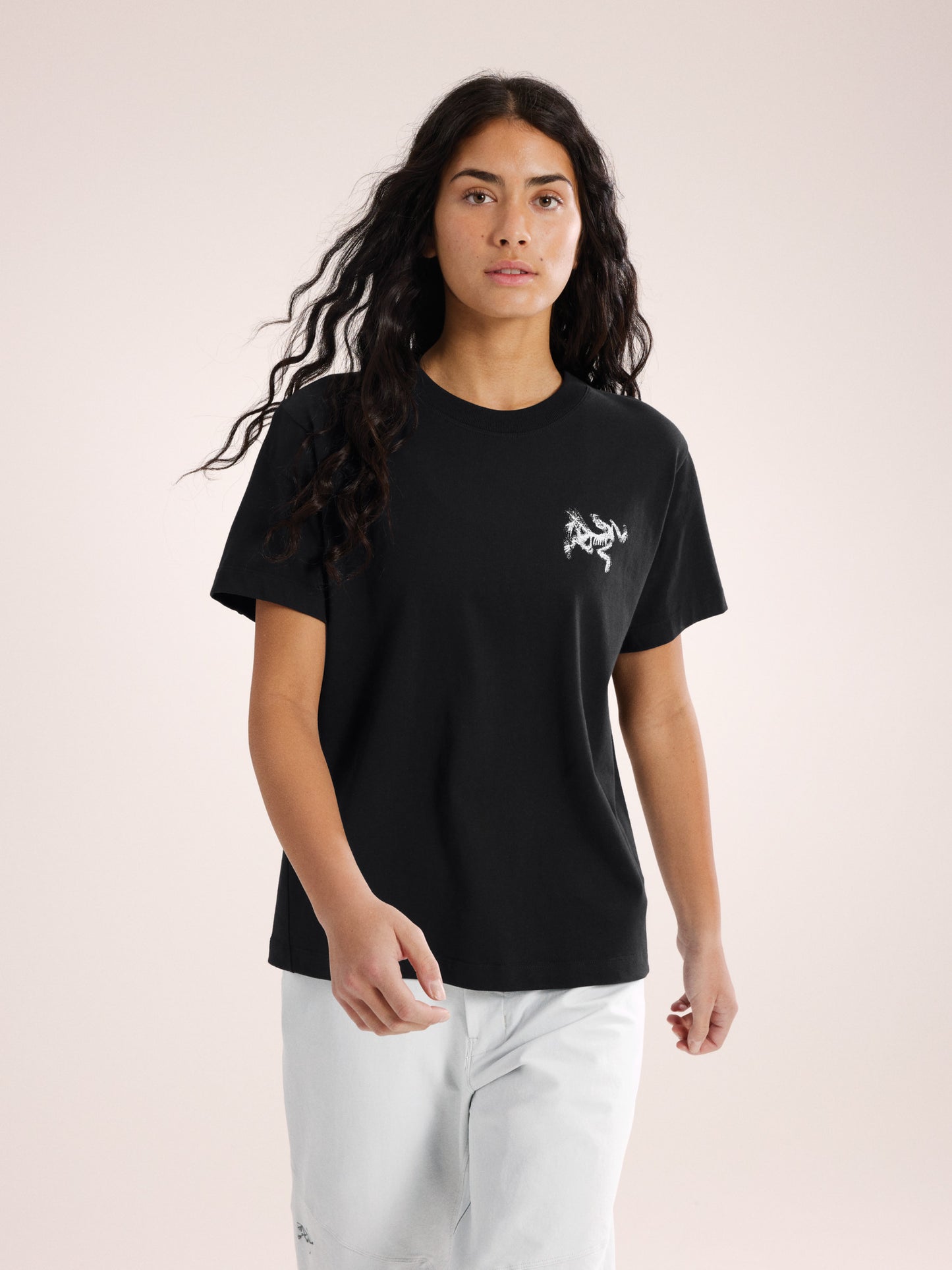 Kragg Cotton Bird Tile Crew Shirt SS Women's