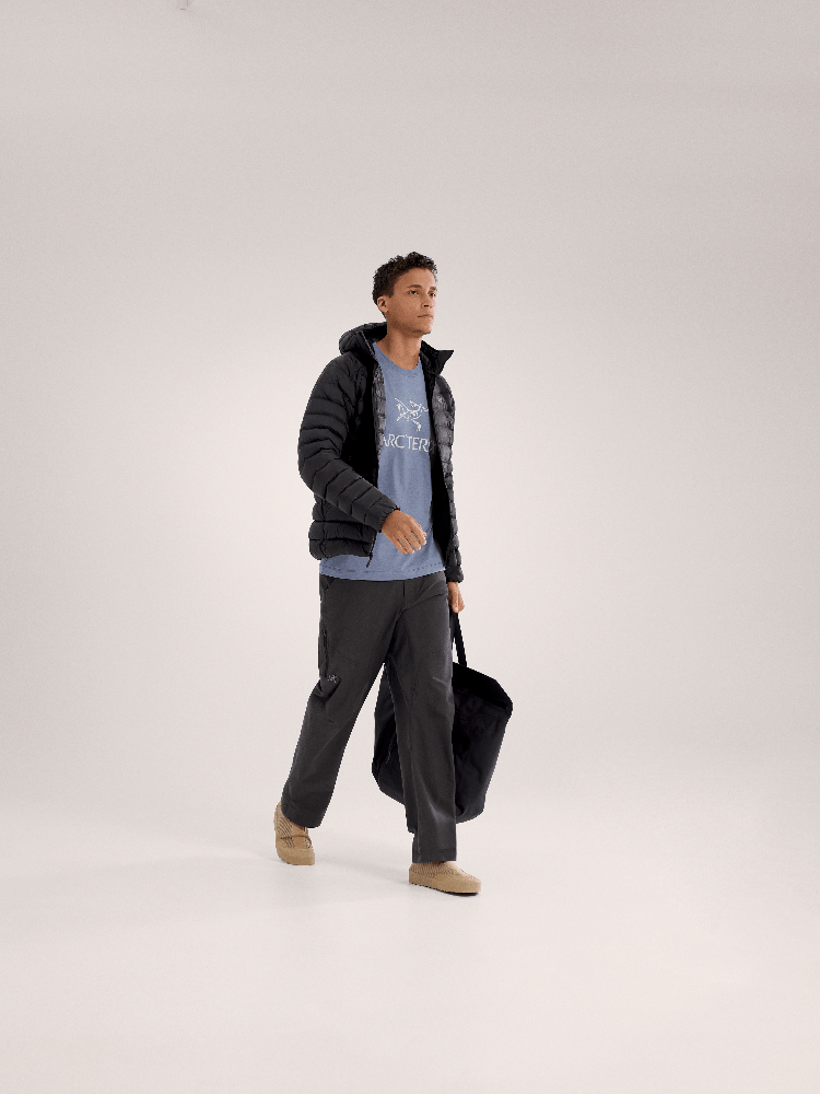 Arc'Word Logo Shirt SS Men's Stratus / Arctic Silk - Arc'teryx Australia