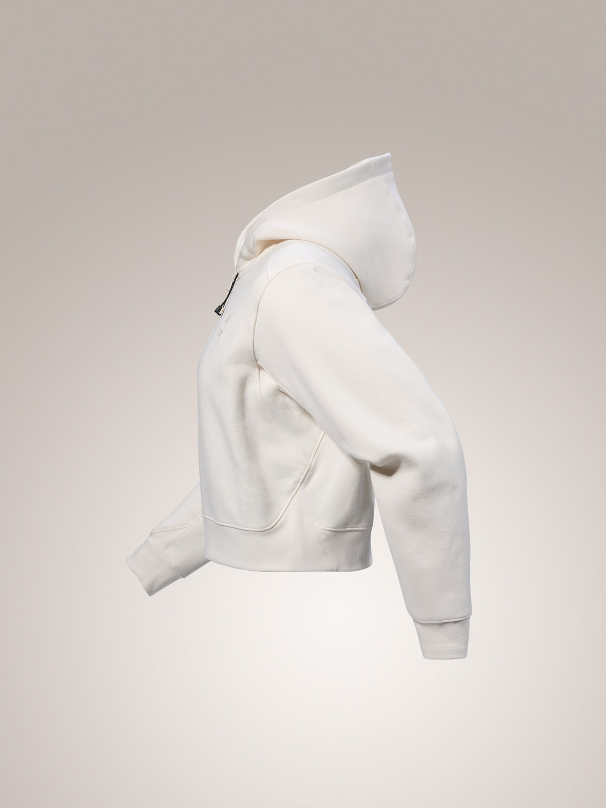 Emblem Fleece Full Zip Crop Hoody Women's