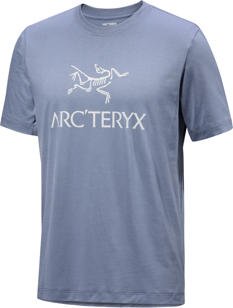 Arc'Word Logo Shirt SS Men's Stratus / Arctic Silk - Arc'teryx Australia