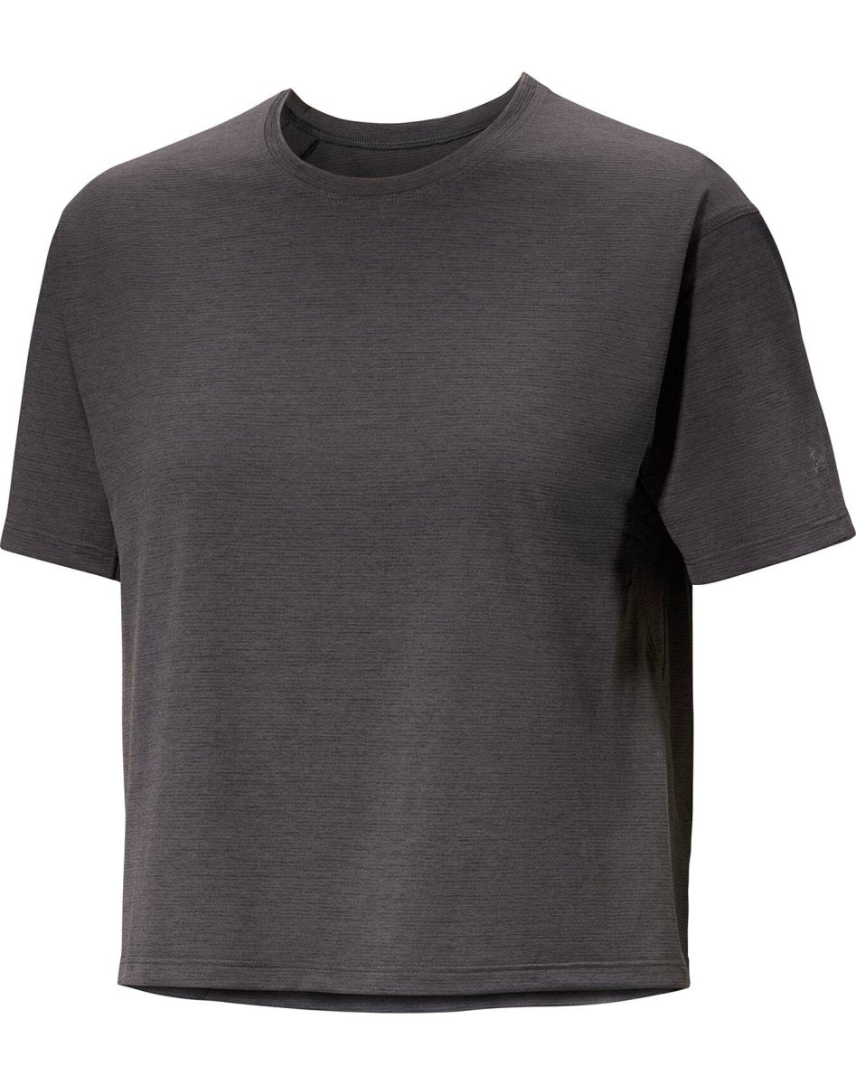 Taema Crop T-Shirt Women's Black - Arc'teryx Australia