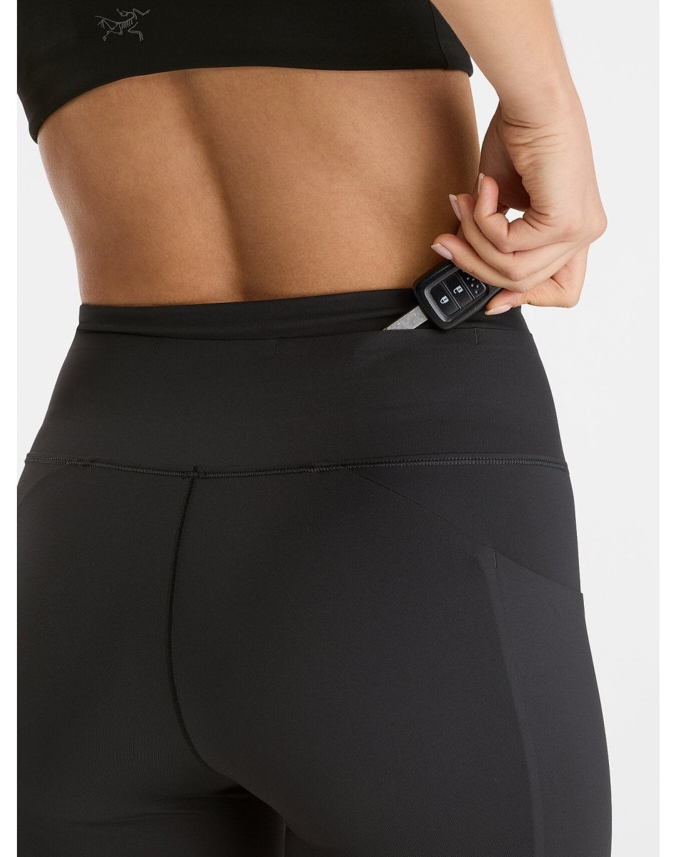 Essent High - Rise Short 8" Women's Black - Arc'teryx Australia