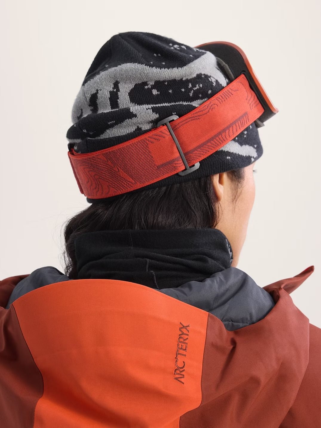 Rho Lightweight Wool Neck Gaiter Black - Arc'teryx Australia