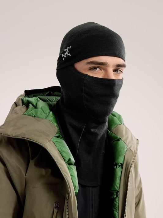 Rho Lightweight Wool Balaclava Black - Arc'teryx Australia