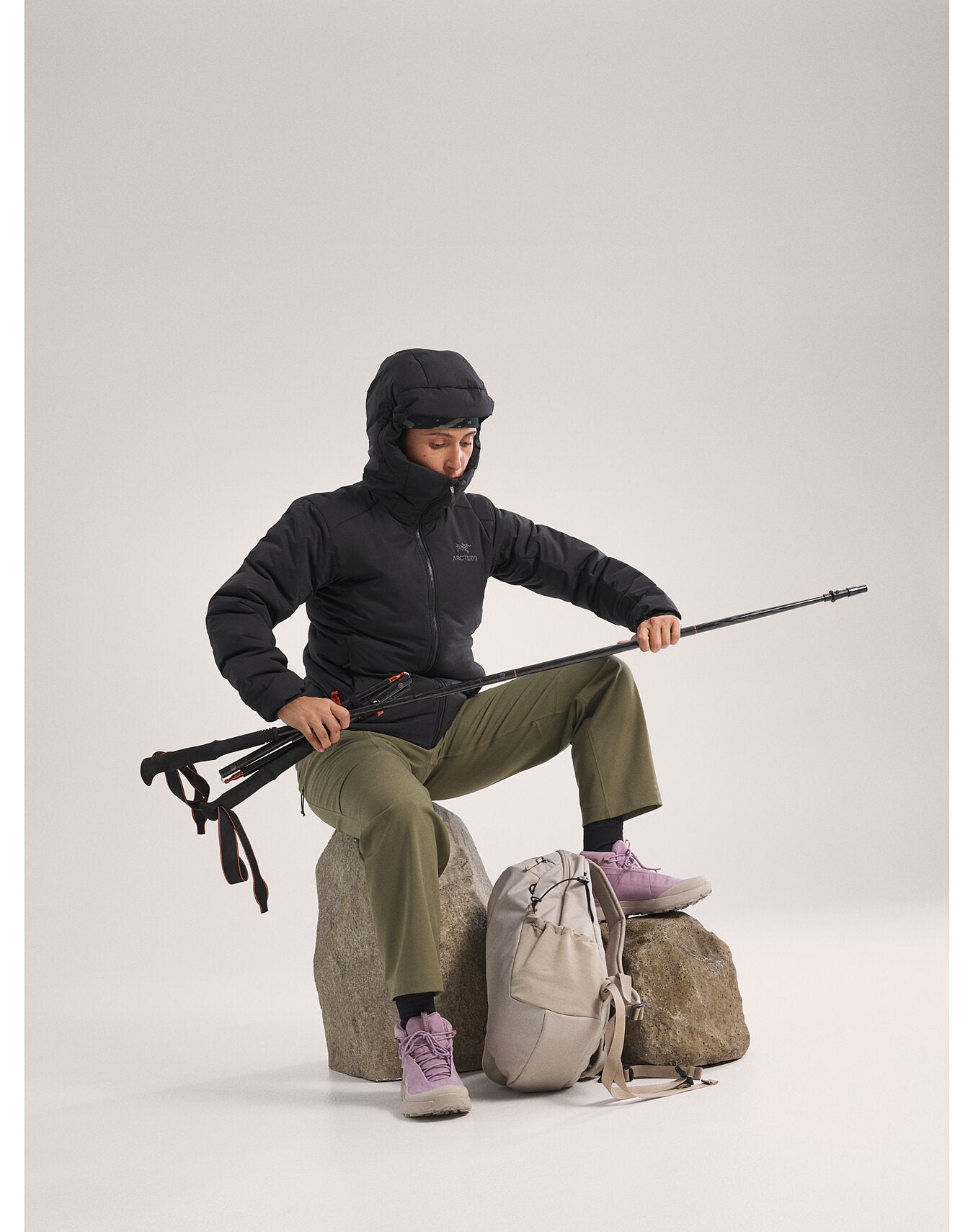 Atom Heavyweight Hoody Women's Black - Arc'teryx Australia