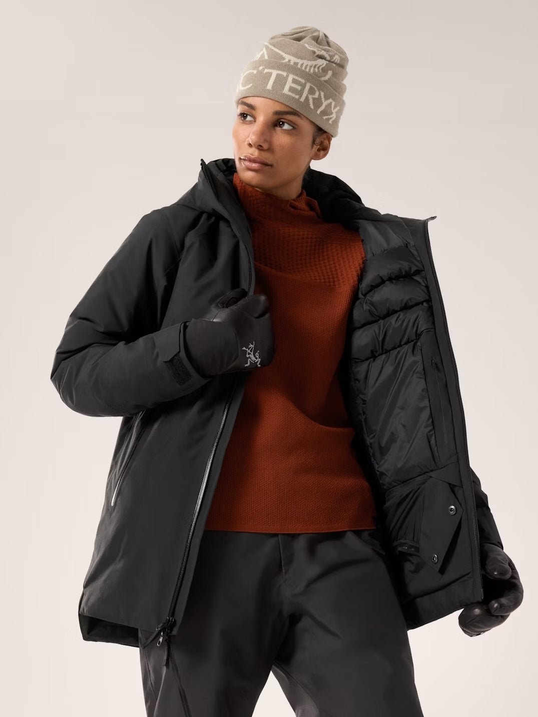 Nita Down Jacket Women's Black - Arc'teryx Australia