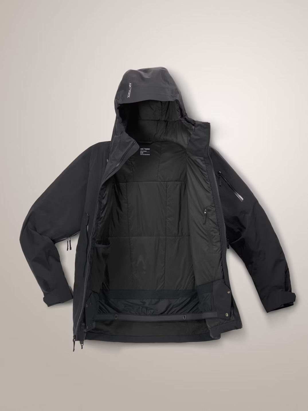 Sabre Insulated Jacket Men's Black - Arc'teryx Australia