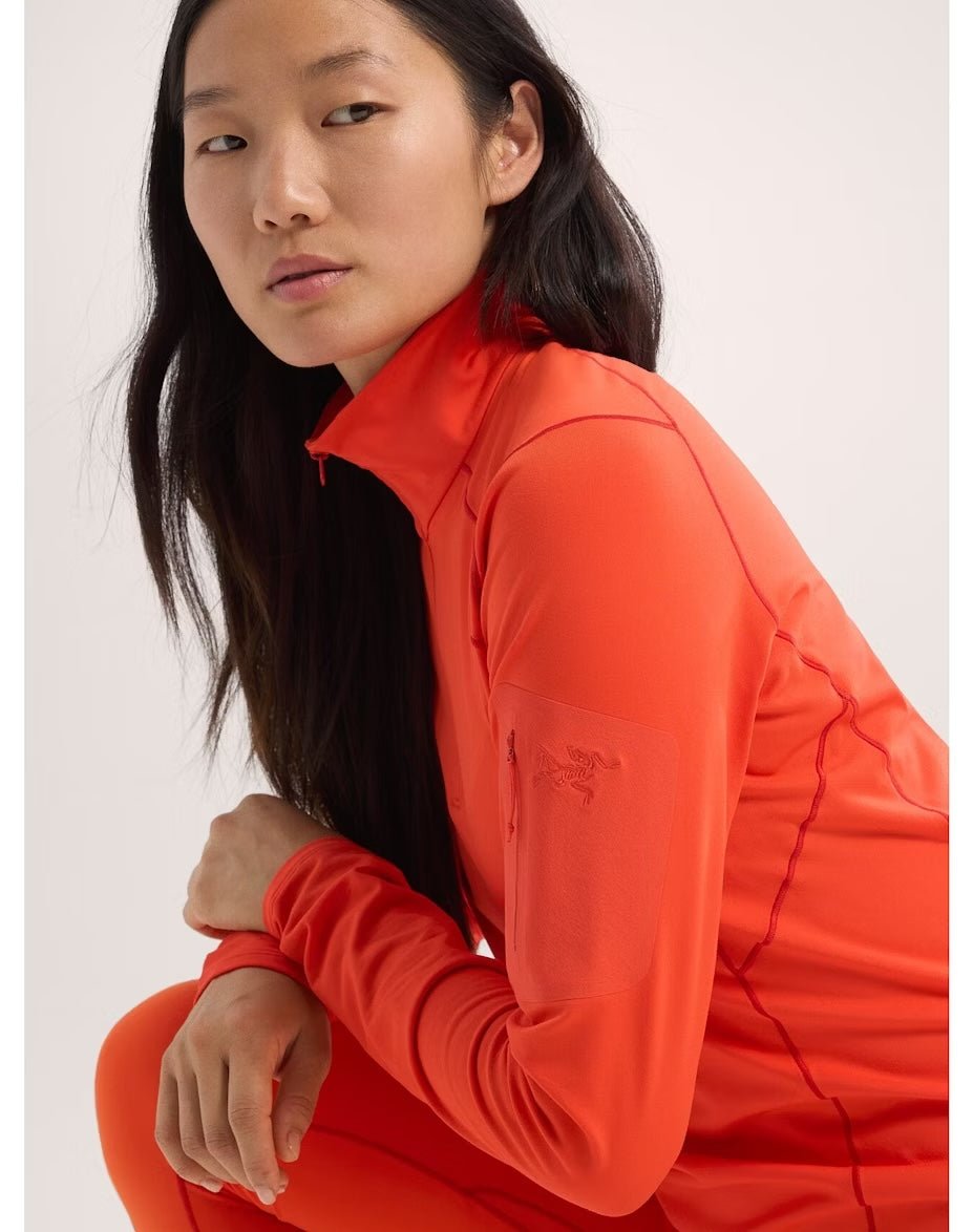 Rho Zip Neck Women's Solaris - Arc'teryx Australia