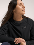 Delta Crew Neck Pullover Women's Black - Arc'teryx Australia