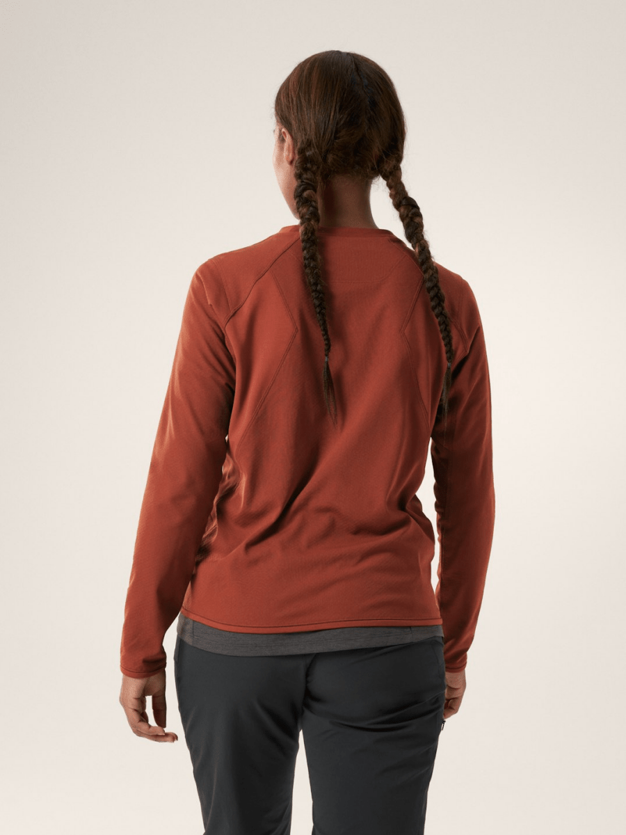 Delta Crew Neck Pullover Women's Sequoia - Arc'teryx Australia