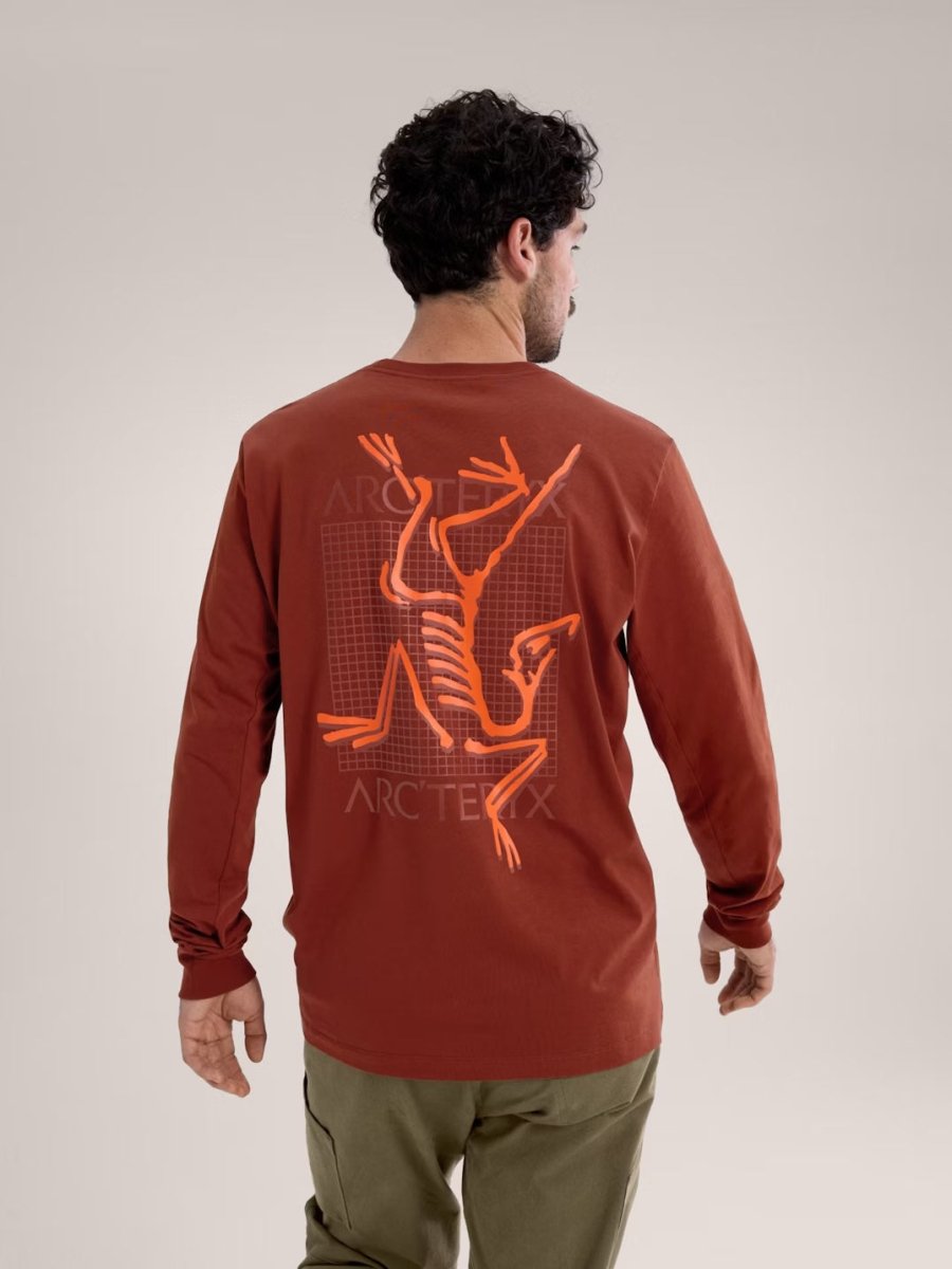 Arc'Multi Bird Logo Shirt LS Men's Sequoia / Solaris - Arc'teryx Australia