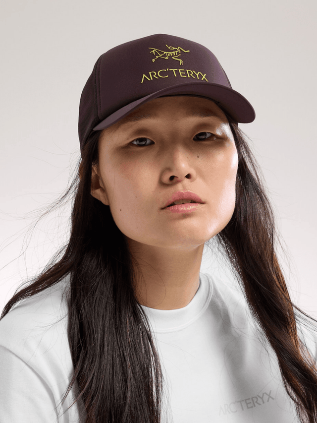 Bird Word Trucker Curved Hat Phantasm / Euphoria - Arc'teryx Australia