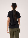 Arc'Word Cotton T-Shirt Women's Black - Arc'teryx Australia