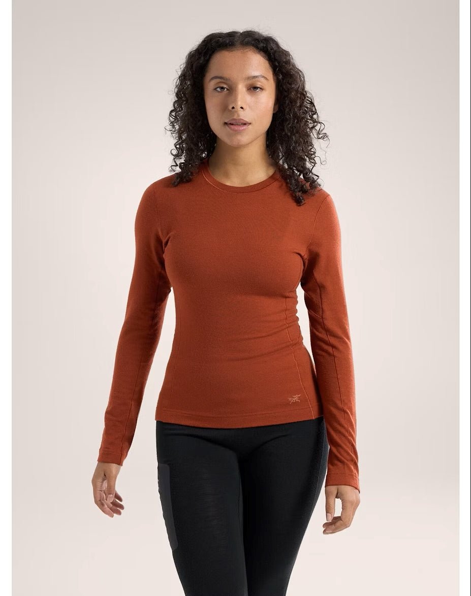 Satoro Merino Wool Crew Neck LS Women's Sequoia - Arc'teryx Australia