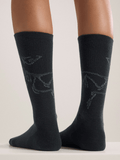 Merino Wool Mid Bird Sock Black/Graphite - Arc'teryx Australia