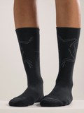 Merino Wool Mid Bird Sock Black/Graphite - Arc'teryx Australia