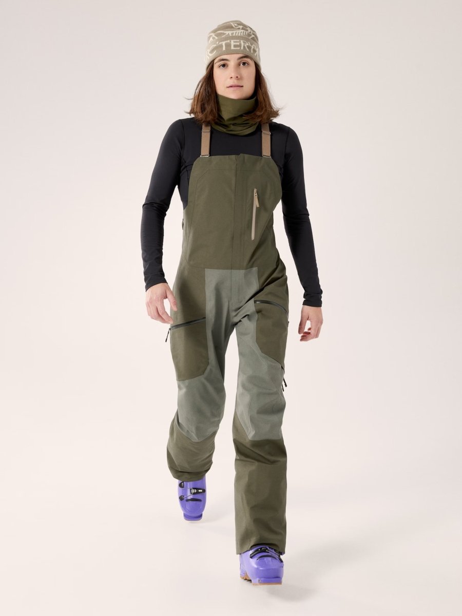 Sentinel Bib Pant Women's Tatsu / Forage / Canvas - Arc'teryx Australia