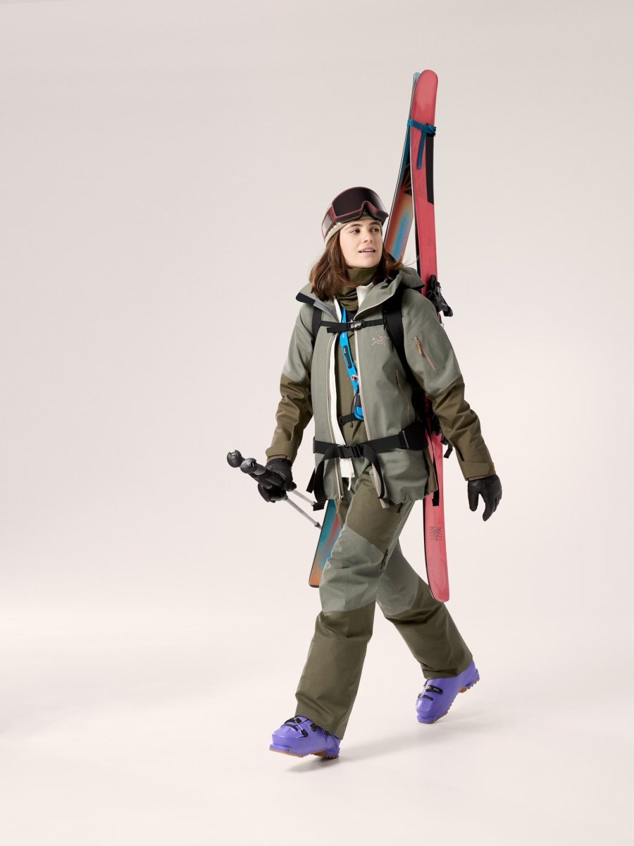 Sentinel Bib Pant Women's Tatsu / Forage / Canvas - Arc'teryx Australia
