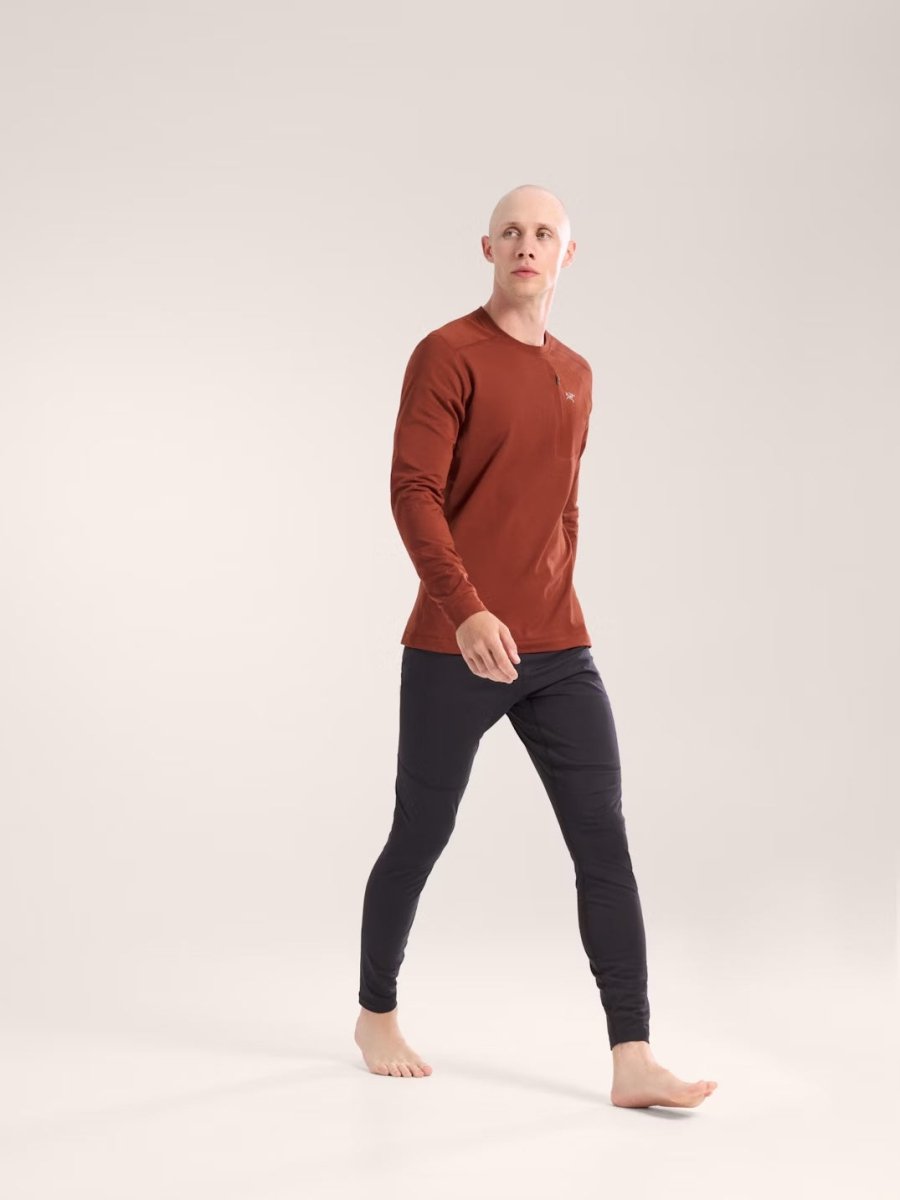 Rho LT Crew Neck Men's Sequoia - Arc'teryx Australia