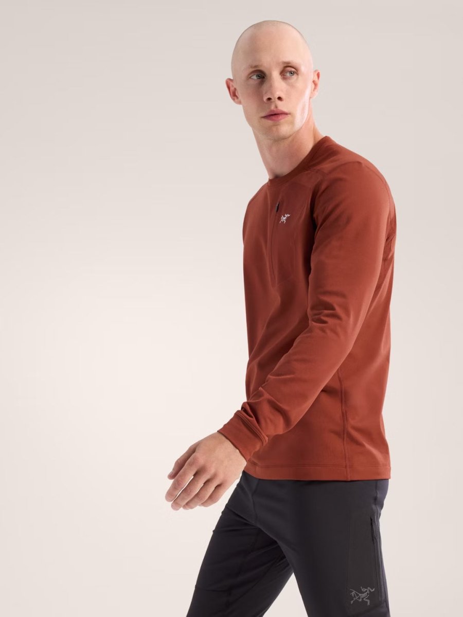 Rho LT Crew Neck Men's Sequoia - Arc'teryx Australia