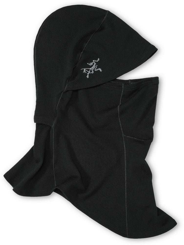 Rho Lightweight Wool Balaclava Black - Arc'teryx Australia