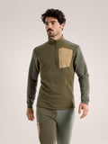 Rho Heavyweight Zip Neck Men's Tatsu / Forage / Canvas - Arc'teryx Australia