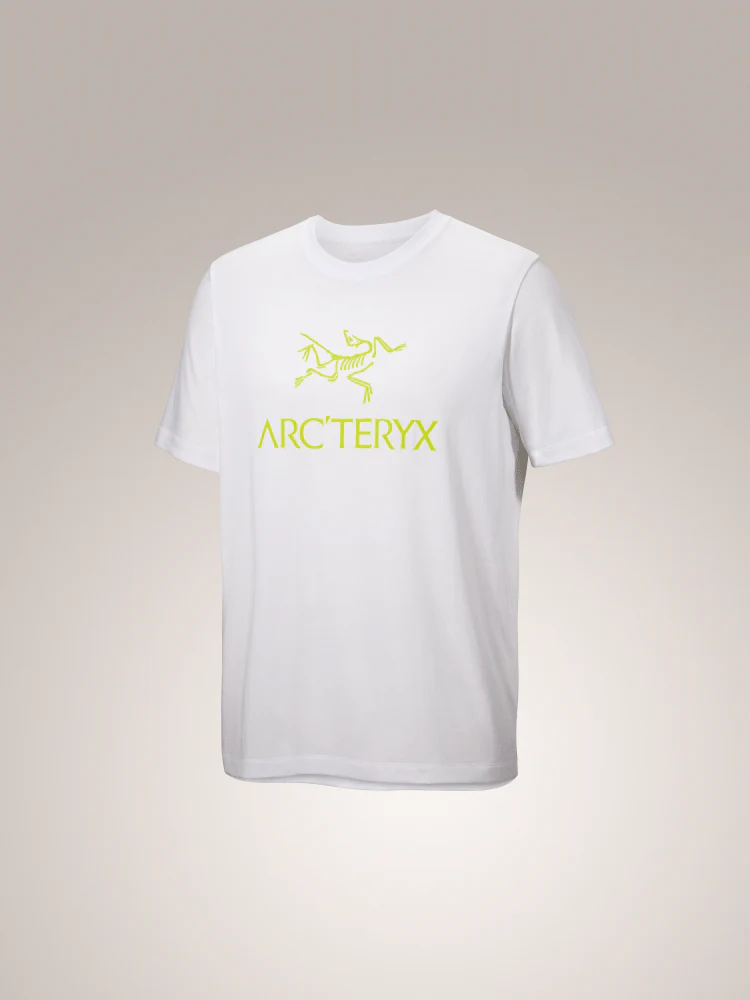 ArcWord Logo SS Men's White Light - Arc'teryx Australia
