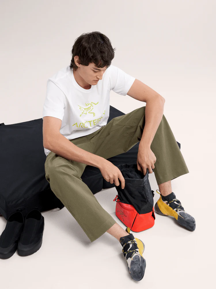 ArcWord Logo SS Men's White Light - Arc'teryx Australia