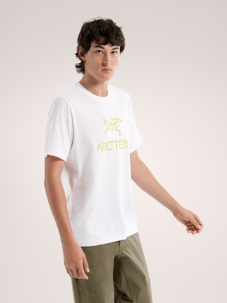 ArcWord Logo SS Men's White Light - Arc'teryx Australia