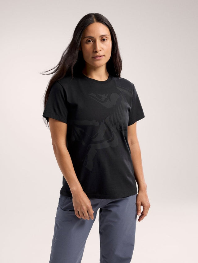 Bird Cotton T-Shirt Women's Black - Arc'teryx Australia