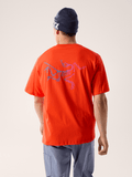 Kragg Cotton Logo Shirt SS Men's Solaris / Multi - Arc'teryx Australia