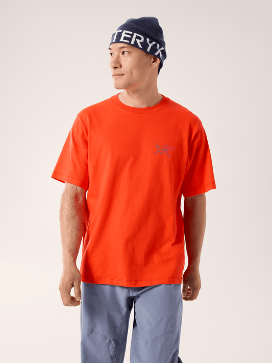 Kragg Cotton Logo Shirt SS Men's Solaris / Multi - Arc'teryx Australia