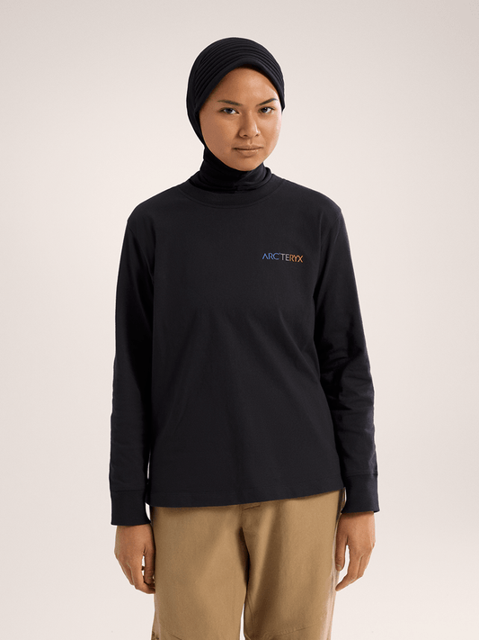 Kragg Cotton Bird Crew Neck Shirt LS Women's Black/Multi - Arc'teryx Australia