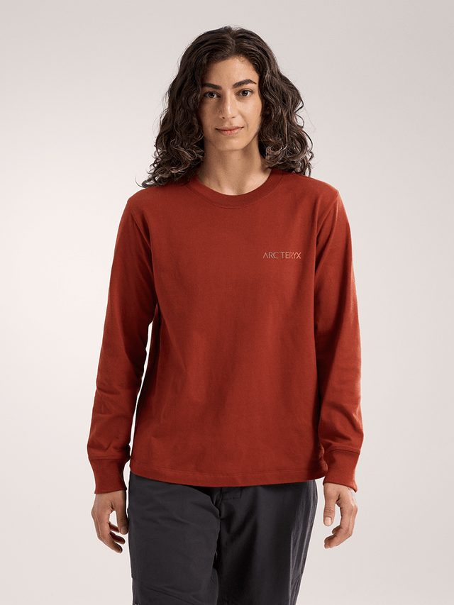 Kragg Cotton Bird Crew Neck Shirt LS Women's Sequoia / Multi - Arc'teryx Australia