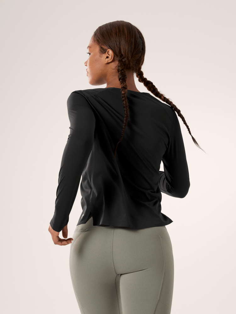 Norvan Crew Shirt LS Women's Black - Arc'teryx Australia
