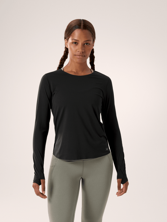 Norvan Crew Shirt LS Women's Black - Arc'teryx Australia