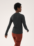 Taema Thermal Crew Neck Shirt LS Women's Black Heather - Arc'teryx Australia