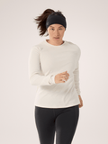 Taema Thermal Crew Neck Shirt LS Women's Arctic Silk Heather - Arc'teryx Australia