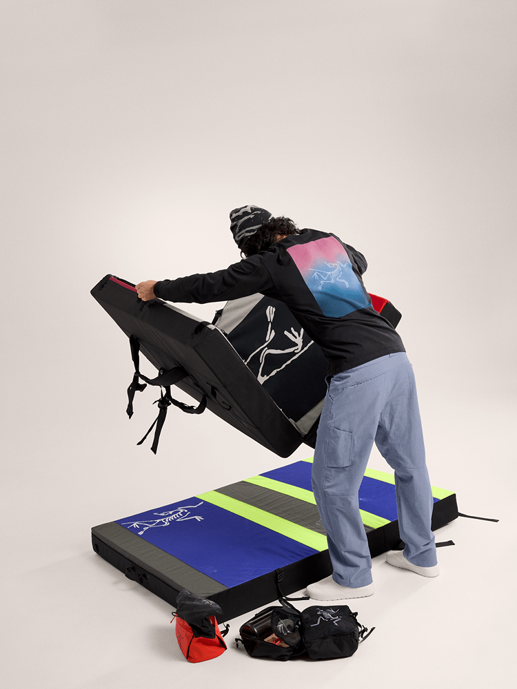 Kragg Cotton Heatmap Shirt LS Men's Black/Multi - Arc'teryx Australia