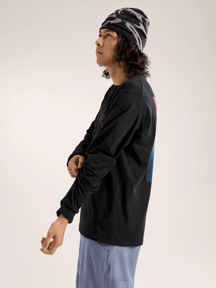 Kragg Cotton Heatmap Shirt LS Men's Black/Multi - Arc'teryx Australia