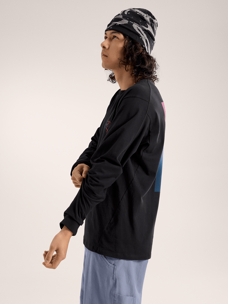 Kragg Cotton Heatmap Shirt LS Men's Black/Multi - Arc'teryx Australia