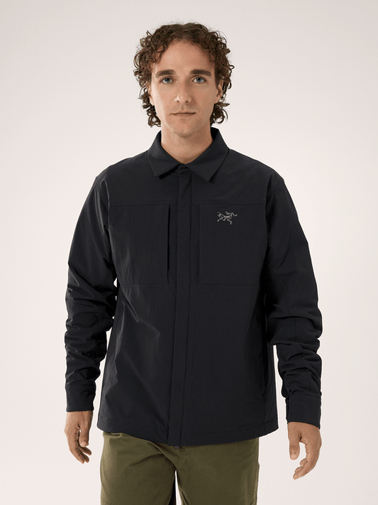 Cronin Insulated Overshirt Men's Black - Arc'teryx Australia
