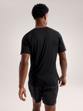 Norvan Downword Logo Shirt SS Men's Black - Arc'teryx Australia