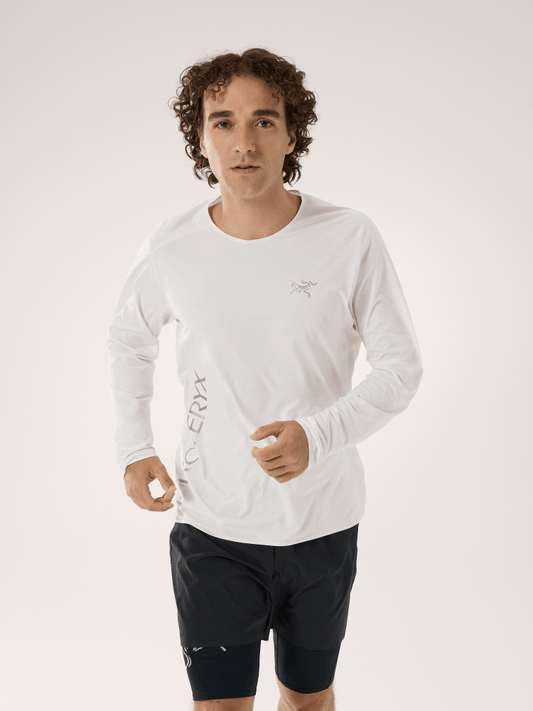 Norvan Downword Logo Shirt LS Men's Arctic Silk - Arc'teryx Australia