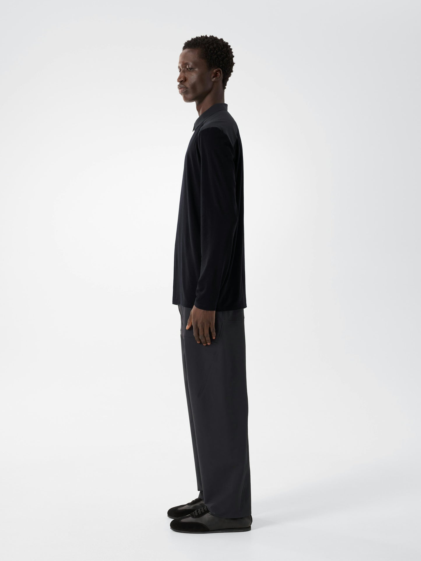 Frame Polo Shirt LS Men's