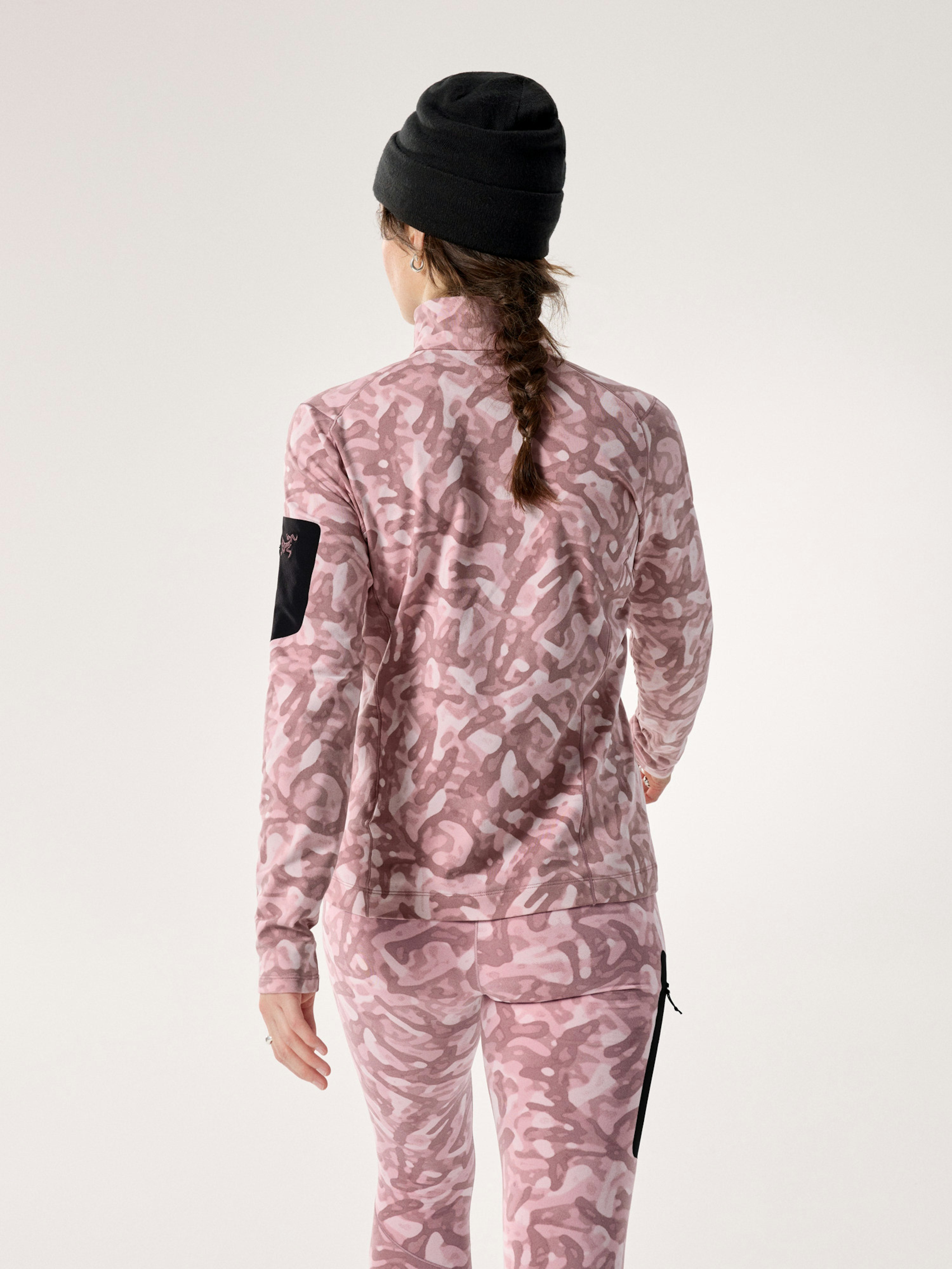 Rho Zip Neck Women's - Print